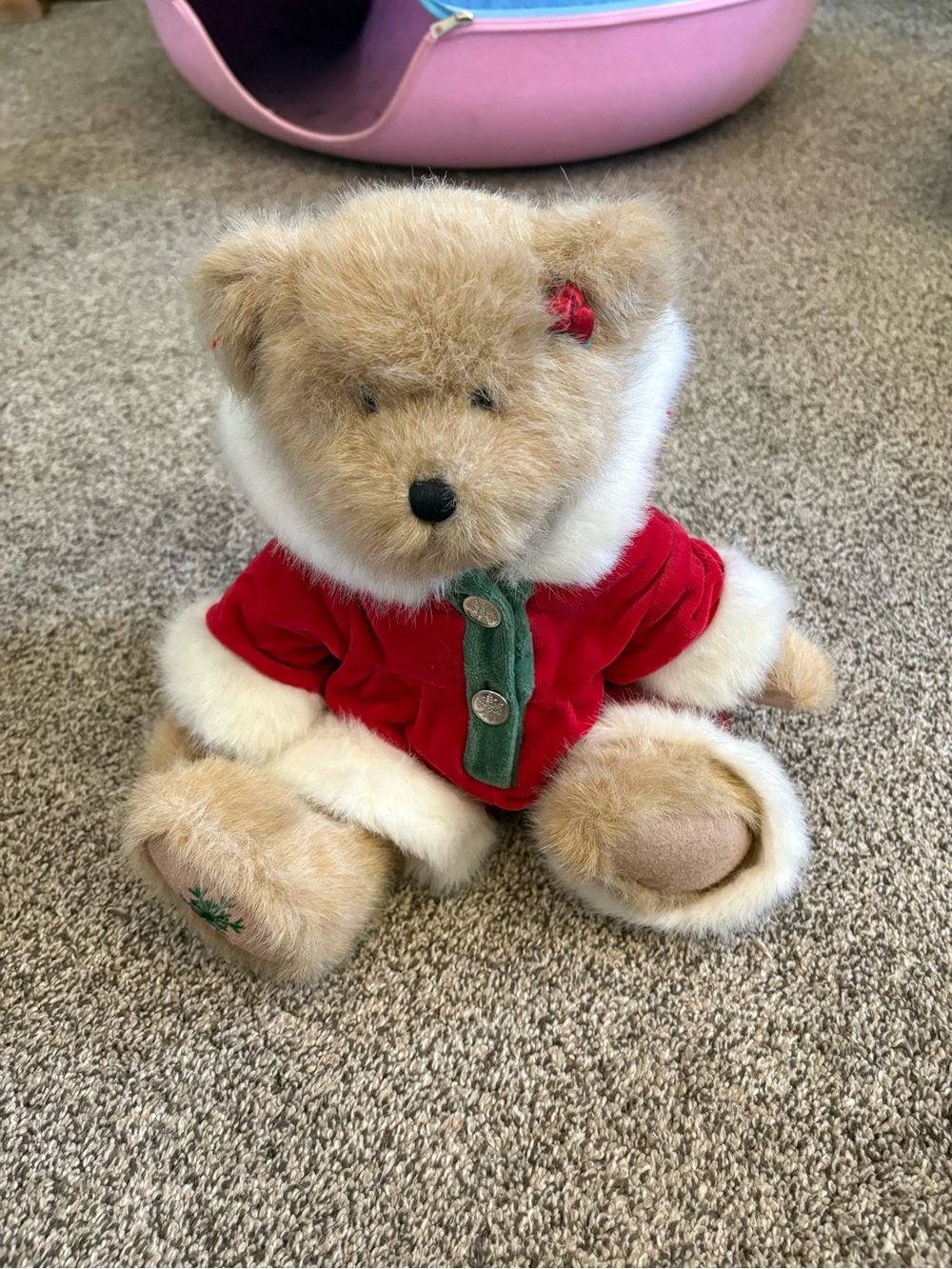 Boyds Bear Mary Bear Plush Santa Claus Bear